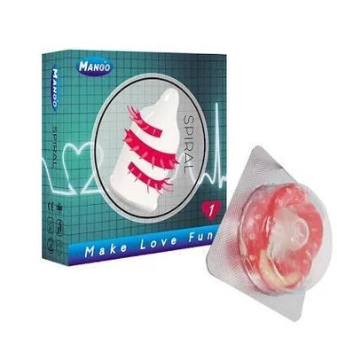 MANGO SPIRAL SPIKE CONDOM (